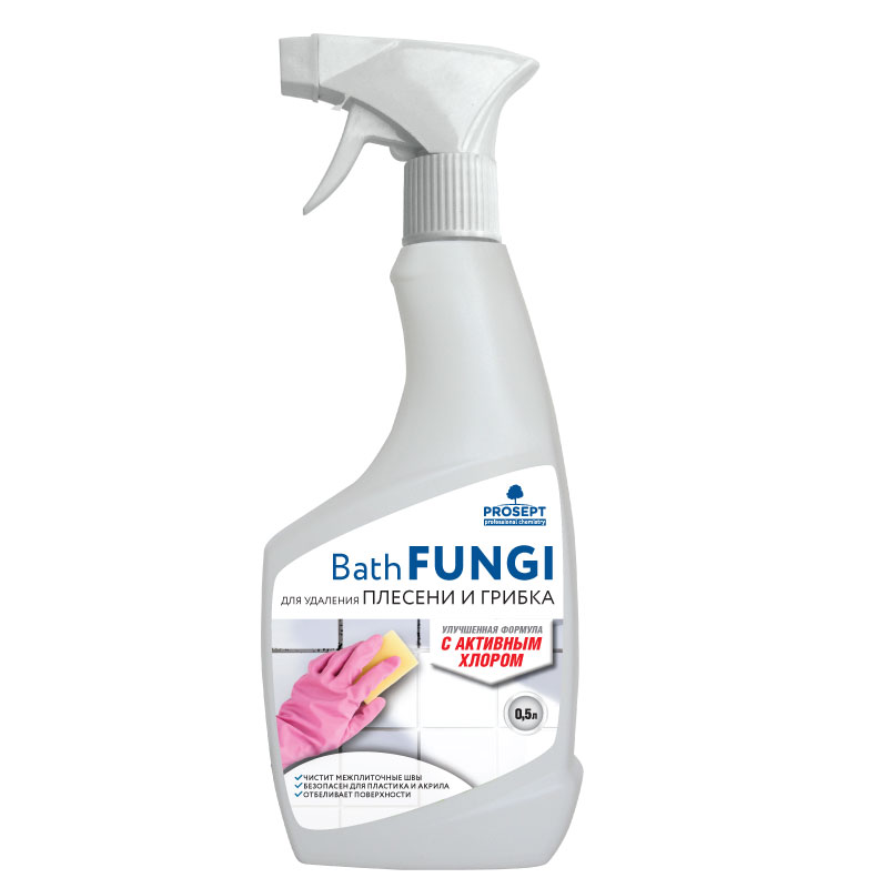Bath Fungi. Средство для удаления плесени с антимикробным эффектом, концентрат 0.5л